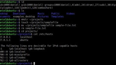 Basic Linux commands